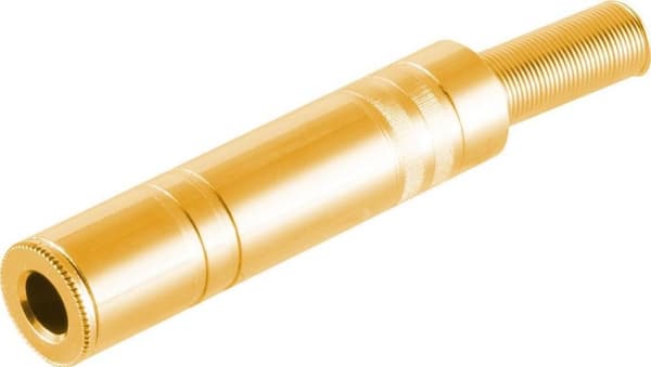 shiverpeaks ®-BASIC-S--jack-kobling mono 6,3 mm metal, forgyldt (BS50800-G)