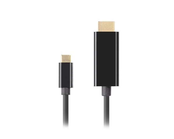 USB-C til HDMI Kabel 4k 60Hz Sort - 1m