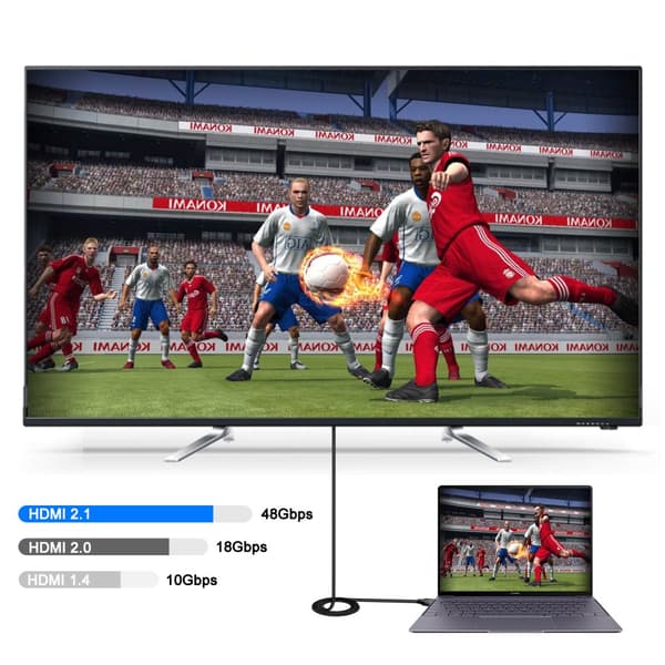 INF HDMI-kabel HDMI 2.1 8K 60Hz 4K 120Hz   1