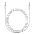 Miniatyrbild 2 av 4: AVIZAR Auxiliary Audio Kabel - 3,5 mm Jack - 1m - Vit
