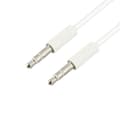 Miniatyrbild 1 av 4: AVIZAR Auxiliary Audio Kabel - 3,5 mm Jack - 1m - Vit
