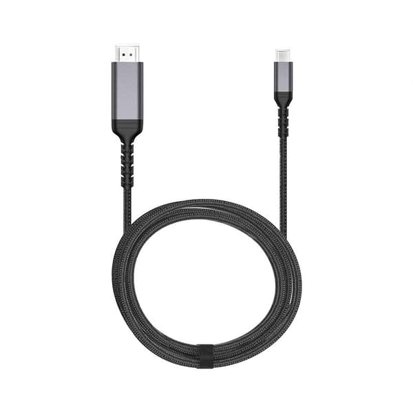 INF 4K 60Hz adapterkabel USB C til HDMI-kabelkonverter Sort2 200 x 0.93 cm