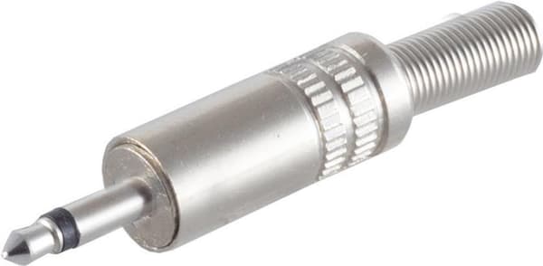 shiverpeaks ®-BASIC-S jackstik mono 3,5 mm, metal (BS51100-M)