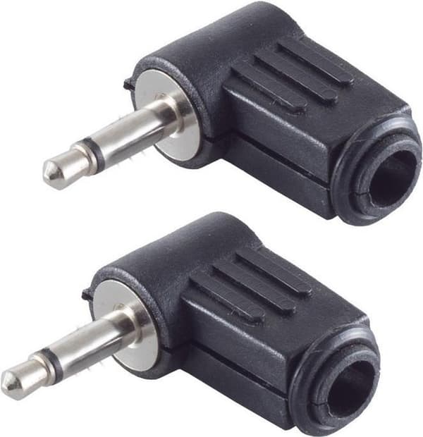 shiverpeaks ®-BASIC-S--jackplugg mono 3,5 mm, vinkel--VE2 (BS51100-W2)