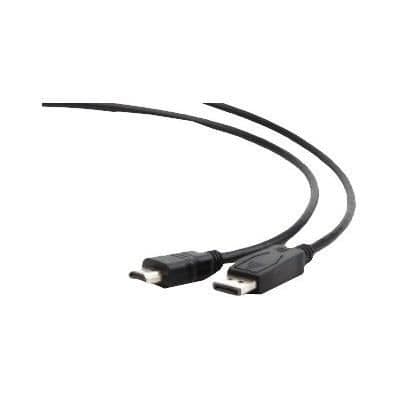 DisplayPort-kabel - GEMBIRD - HDMI - 3m - Svart - Skärmad - Syrefri koppar