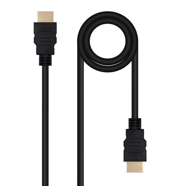 NANOCABLE 10.15.3801 HDMI-kabel - 1m - 3D-kompatibilitet - Ljudreturkanal - HDR-stöd