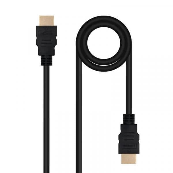 NANOCABLE HDMI-kabel - 10.15.3801-L150 - 1,5 m - 3D-kompatibilitet - Ljudreturkanal - HDR