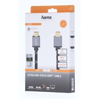 Hama Ultra High Speed HDMI™ Cable, Plug - Plug, 8K, Metal, Ethernet, 2.0 m