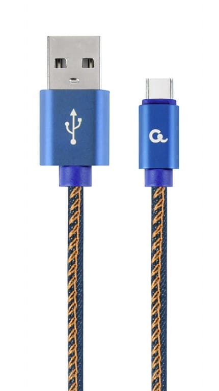 Cablexpert CC-USB2J-AMCM-2M-BL USB-kabel USB 2.0 USB A USB C Blå