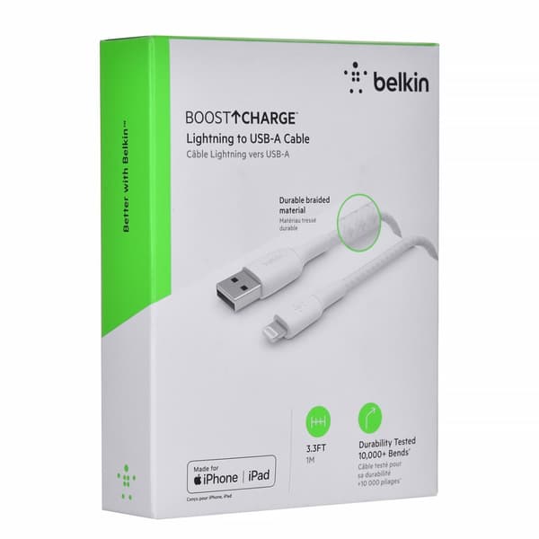 Belkin CAA002BT1MWH lynkabel 1 m Hvid