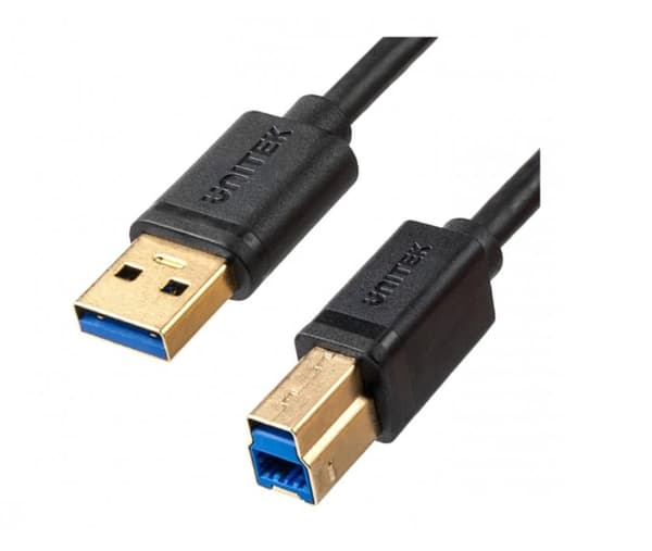 Unitek C14095BK USB-A till USB 3.0 skrivarkabel, 2m
