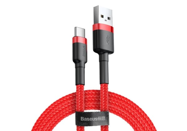 Baseus Cafule USB-kabel 0,5 m USB 2.0 USB A USB C Rød
