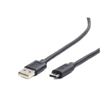 Gembird USB-A/USB-C, 1m USB-kabel USB 2.0 USB A USB C Svart