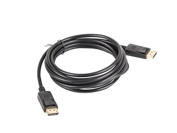 Lanberg CA-DPDP-10CC-0030-BK DisplayPort-kabel 3 m Sort