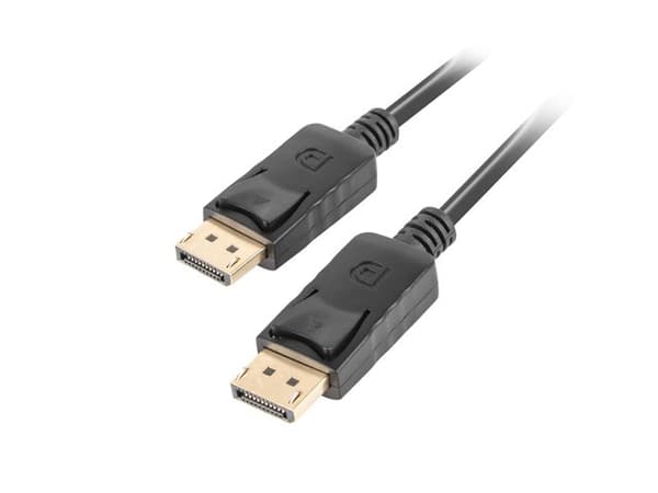 Lanberg CA-DPDP-10CC-0030-BK DisplayPort-kabel 3 m Sort