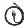 Miniatyrbild 1 av 3: Kabel Micro USB Baseus Cafule 1,5A 2m (röd & svart)