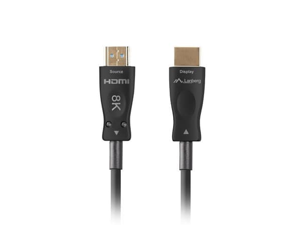 LANBERG HDMI KABEL M/M V2.1 40M 8K OPTISK AOC