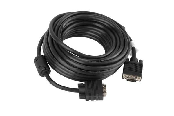 Lanberg CA-VGAC-10CC-0100-B VGA-kabel 10 m VGA (D-Sub) Sort