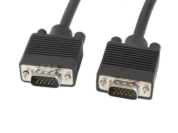Lanberg CA-VGAC-10CC-0100-B VGA-kabel 10 m VGA (D-Sub) Sort