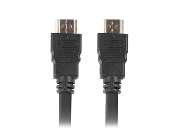 Lanberg CA-HDMI-11CC-0018-BK HDMI-kaapeli 1,8 m HDMI Type A (Standard) Musta