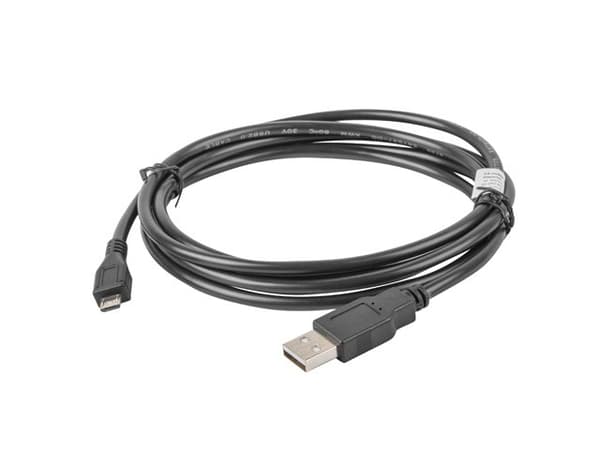 Lanberg CA-USBM-10CC-0018-BK USB-kabel 1,8 m USB 2.0 Micro-USB B USB A Svart