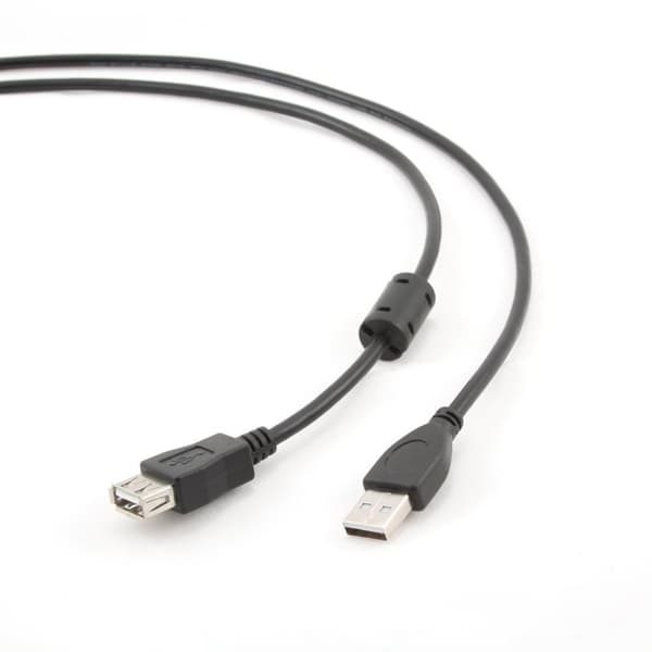 Gembird 1.8m USB 2.0 AM/FM USB-kabel USB A Svart