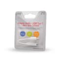 Miniatyrbild 2 av 2: SAVIO USB Typ 3.1 C (M) – Jack 3,5 mm (F) Ljudadapter Vit AK-35