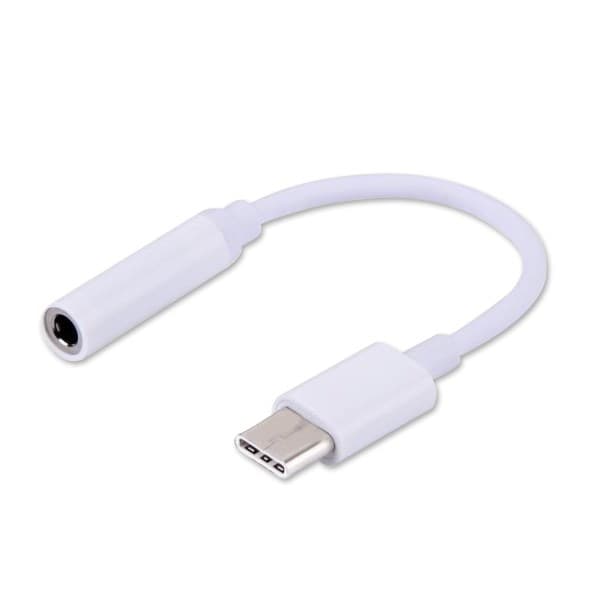 SAVIO USB Typ 3.1 C (M) – Jack 3,5 mm (F) Ljudadapter Vit AK-35