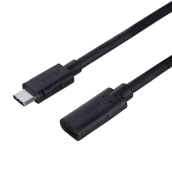 UNITEK C14086BK-1.5M USB-kabel USB 3.2 Gen 2 (3.1 Gen 2) USB C Svart