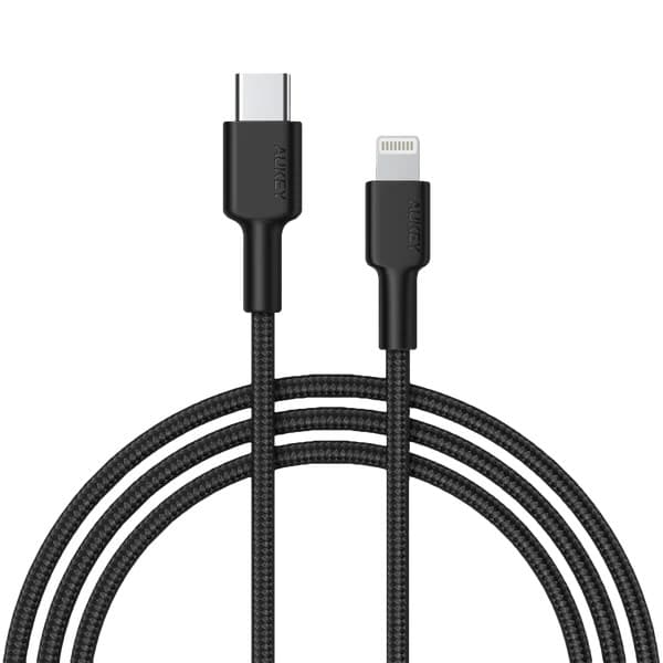 AUKEY CB-CL02 1,2 m Sort