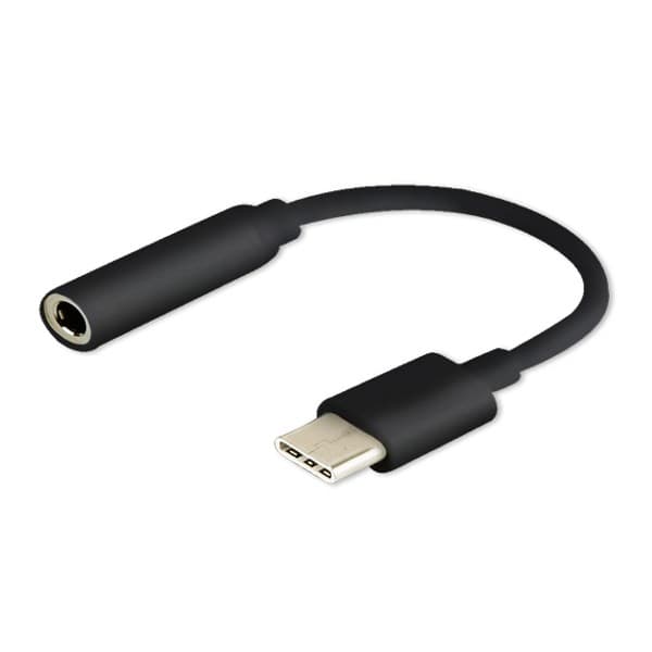 SAVIO USB Typ 3.1 C (M) – Jack 3,5 mm (F) Ljudadapter Svart AK-35/B