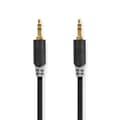 Miniatyrbild 3 av 3: Stereo ljudkabel | 3,5 mm hane - 3,5 mm hane | 3,0m | Antracit ALPEXE-720