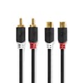 Miniatyrbild 3 av 3: NEDIS RCA ljudkabel - 2 m - Antracit - Koaxial