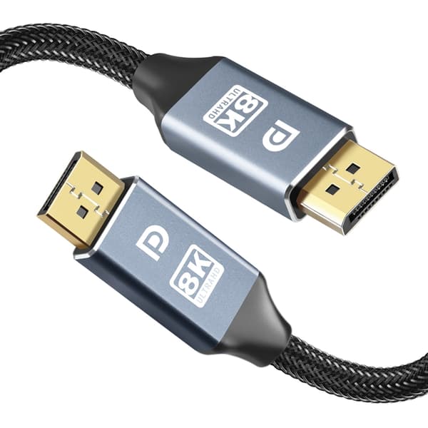 Guldpläterad DP-kabel, 32.4 Gbps, 8k@60H