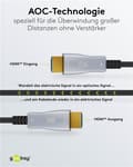 Miniatyrbild 4 av 11: Optisk hybrid HDMI™-kabel med ultrahög hastighet och Ethernet (AOC)