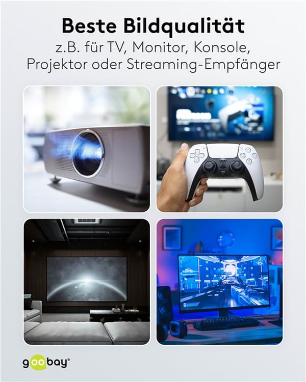 Ultra High Speed Optical Hybrid HDMI™-kabel med Ethernet (AOC) (8K/@60Hz)