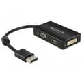 Miniatyrbild 1 av 2: Delock Till Vga/hdmi/dvi-adapter Displayport Svart