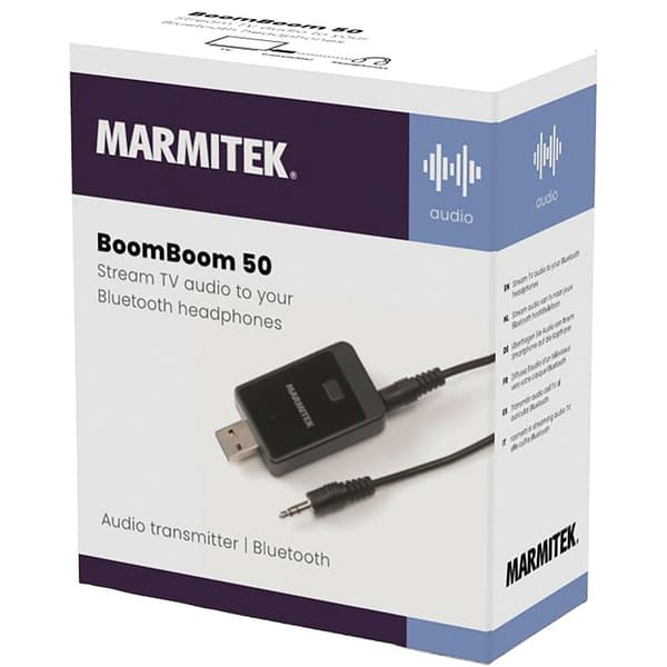 Marmitek Boomboom 50 Bluetooth Audio Transmitter Svart