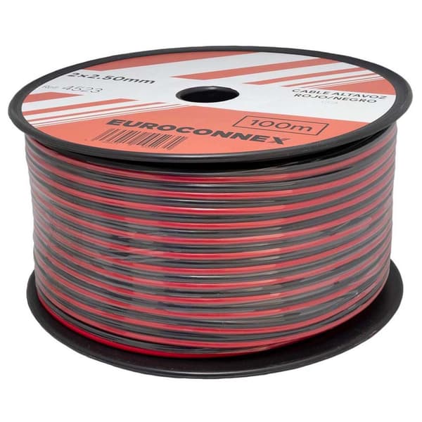 Euroconnex Kaiutinkaapeli 4523 2x2.50 Mm 100 M Punainen