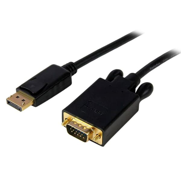 Startech Displayport To Vga Cable 1.8m M/m Sort