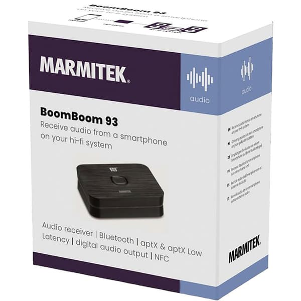Marmitek Boomboom 93 Bluetooth Audio Receiver Svart