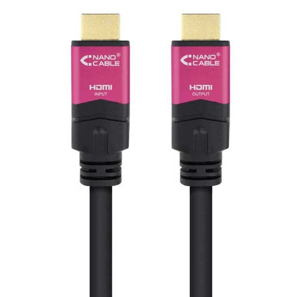Nanocable Kabel Hdmi 2.0 4k 60hz 25 M Sort