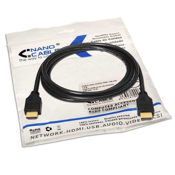 Nanocable Hdmi Kabel 10.15.1820 20 M Svart