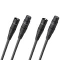 Miniatyrbillede 1 af 3: Oehlbach Xlr Analog Lydkabel D1c2082 4 M 2 Enheder Sort