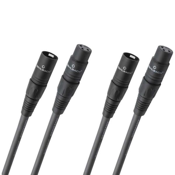 Oehlbach Xlr Analog Lydkabel D1c2082 4 M 2 Enheder Sort