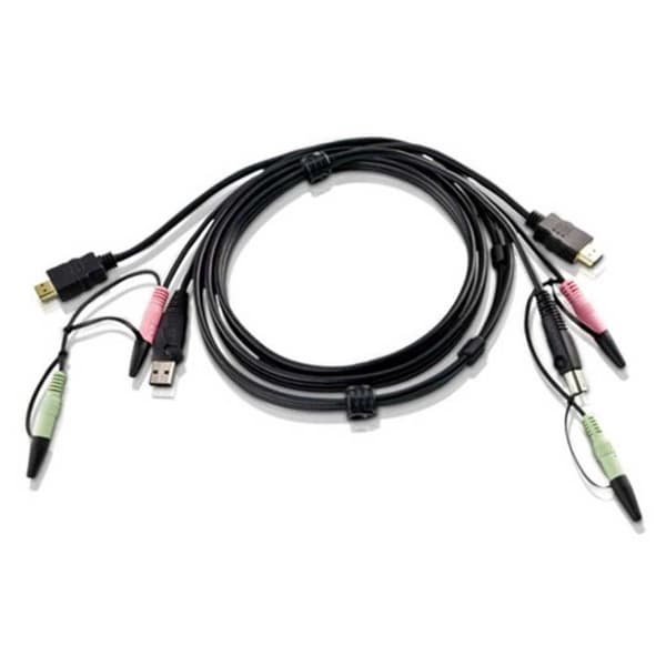 Aten Kvm Kabel 2l-7d02uh 1.8 M Søvfarvet