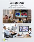 Miniatyrbilde 11 av 11: DisplayPort™ til HDMI™-kabel, 4K ved 60 Hz