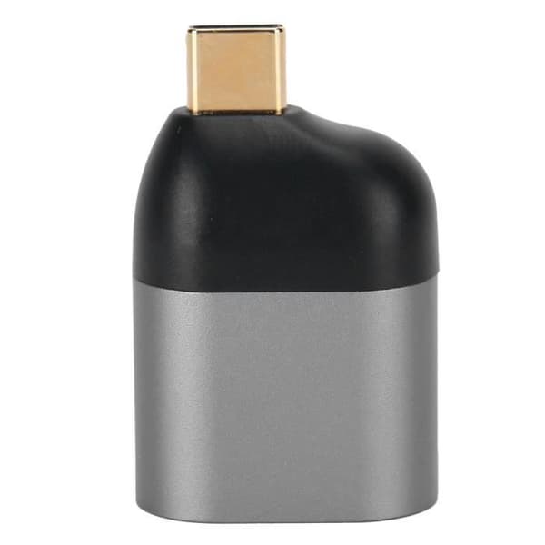 Qiilu Typ C till Vga Converter Typ C Hane till Vga DB15P Female Adapter Video Converter för Windows/Android
