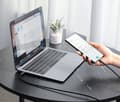 Miniatyrbild 6 av 9: AUKEY CB-NCC1 USB-C Typ-C Strömförsörjning PD 60W 3A 1m Nylon Svart