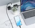 Miniatyrbild 7 av 9: AUKEY CB-NCC1 USB-C Typ-C Strömförsörjning PD 60W 3A 1m Nylon Svart